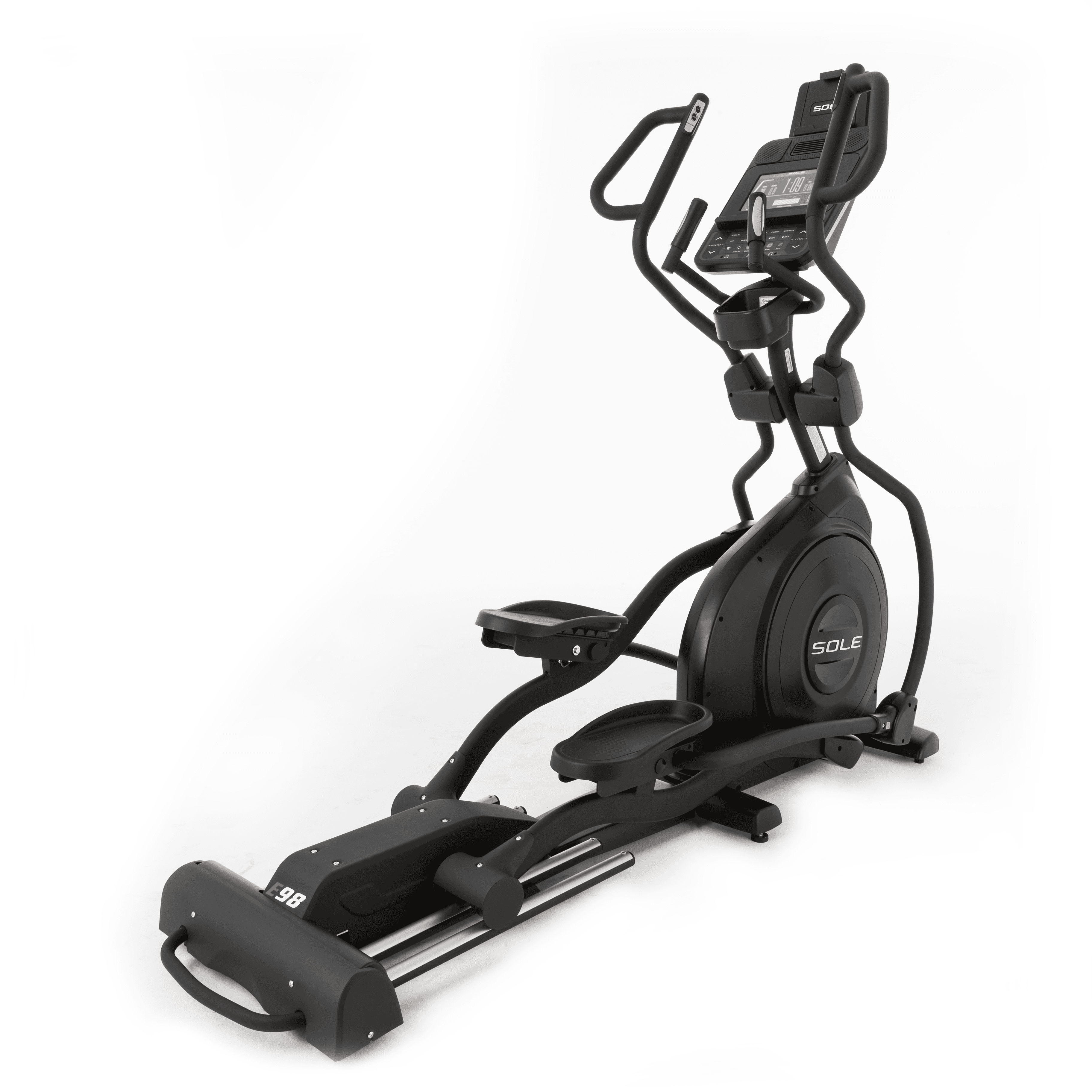 The Sole Light Commercial E98 functions as beautifully as commercial elliptical trainers that have double the MSRP.